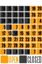 Dates & Hours of Operation